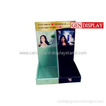 4C Counter Display Stands , Cardboard Display Shelves For M
